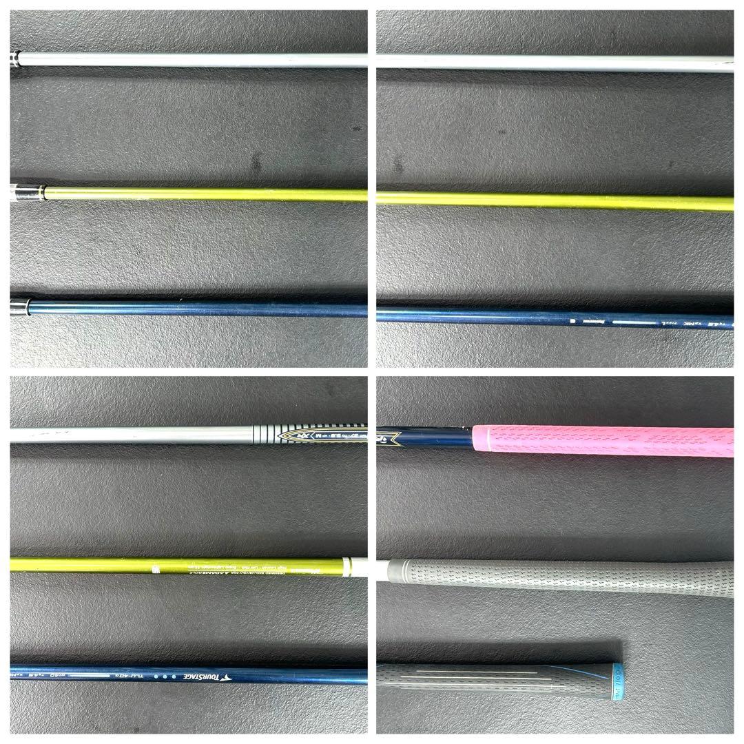 本格派 レディースゴルフクラブ 8本 ゴルフセット ピン キャディバッグ 美品