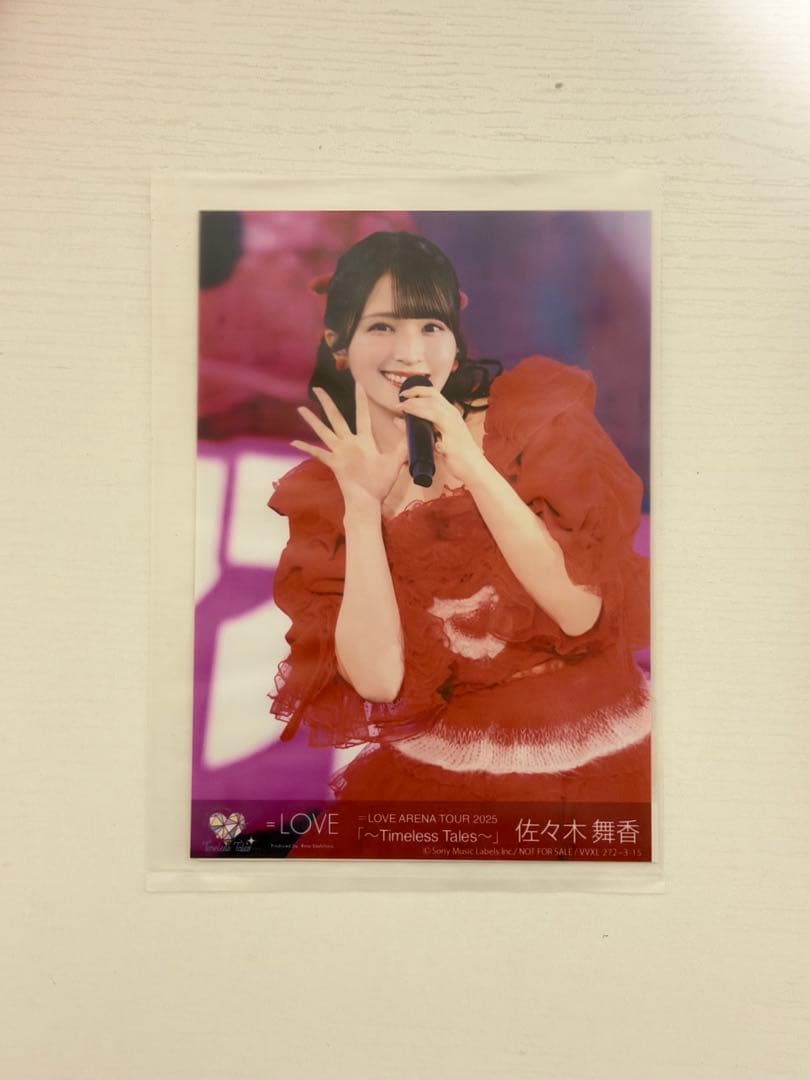 イコラブ　ARENA TOUR 2025 初回生産限定盤　佐々木舞香ライブ生写真