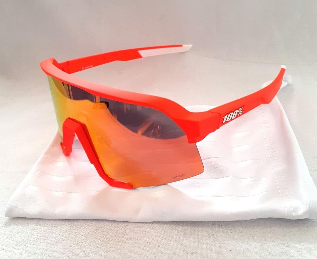 現行モデル 100% S3 ネオンオレンジ ワンハンドレッド サングラス