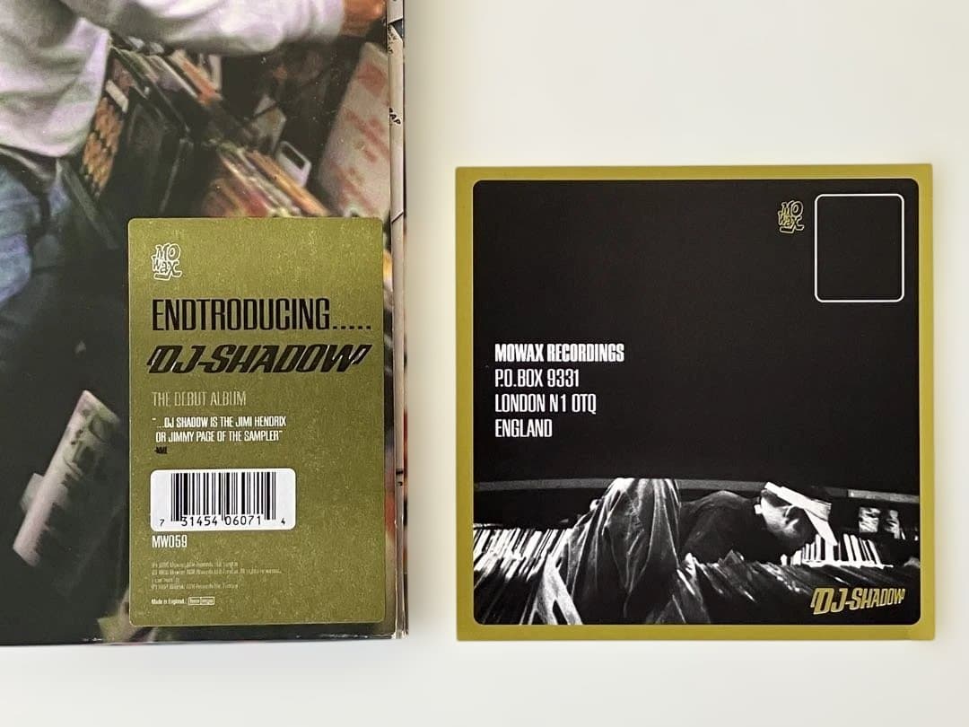 Endtroducing...DJ Shadow オリジナルUK盤LP 見開き