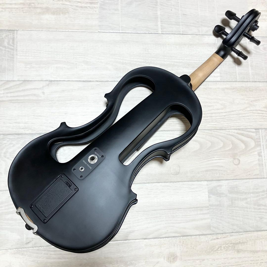 美品 hallstatt ハルシュタット CV-210E エレキバイオリン 黒