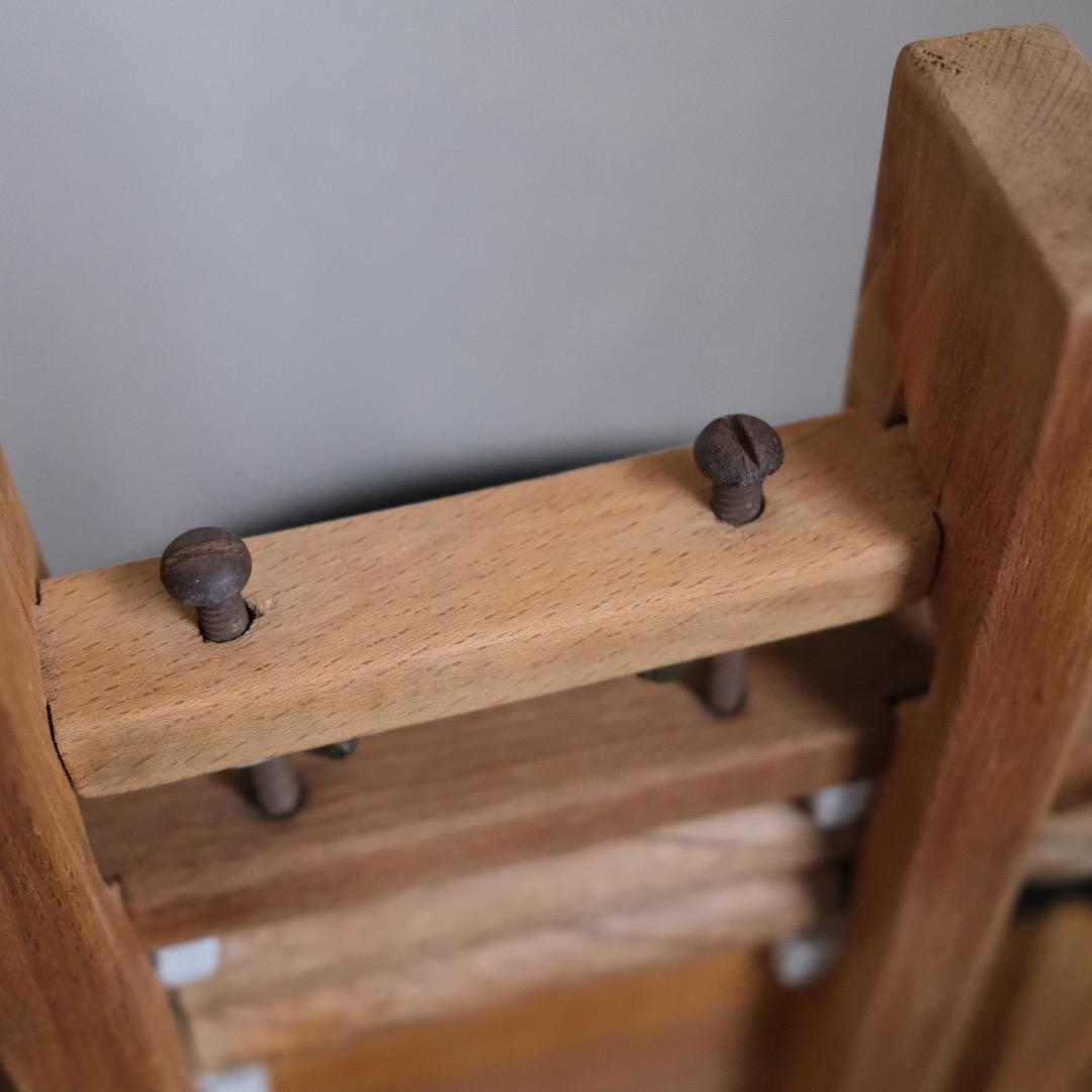 棉繰り機　綿繰り機　わたくり機　織り機　手紡ぎ　手織り　スピンドル　古道具