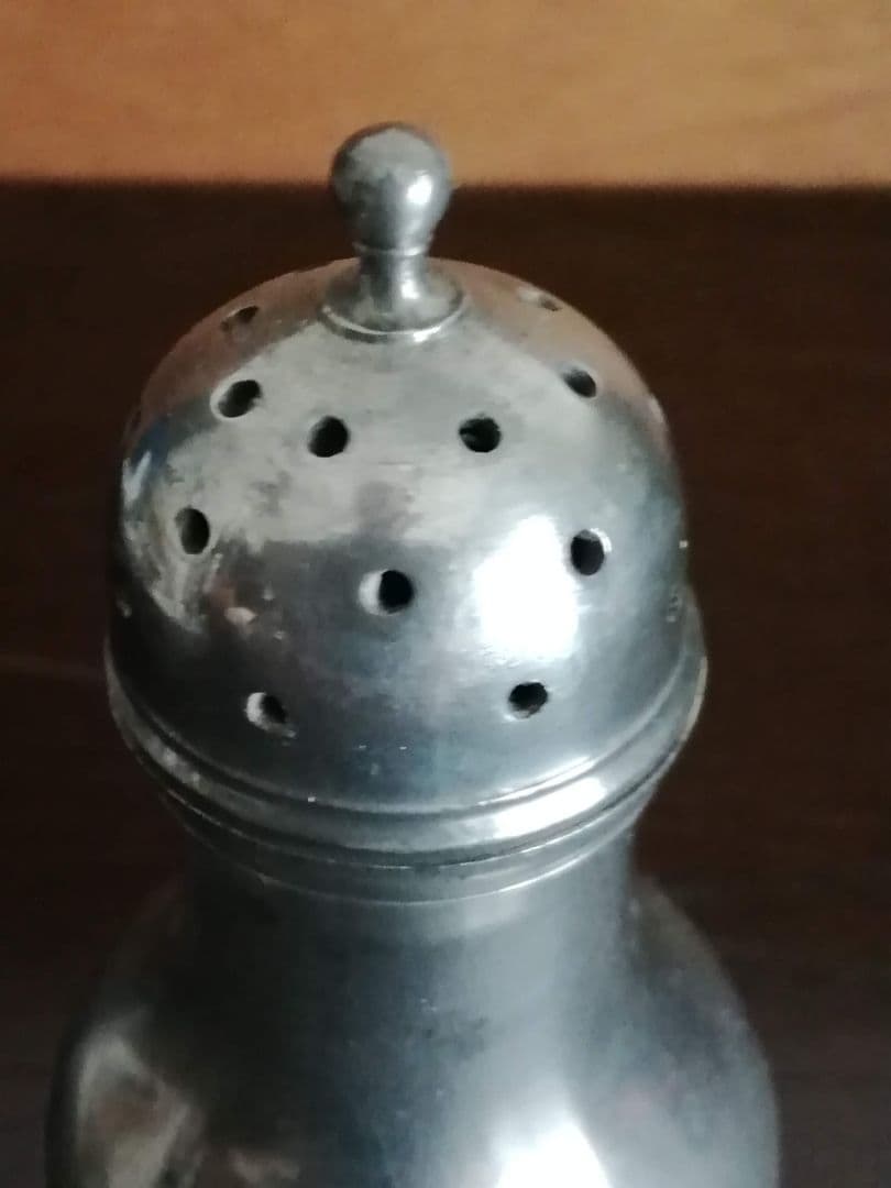 世界の名品　john somers　ピューター調味料入れ　ソルトシェイカー