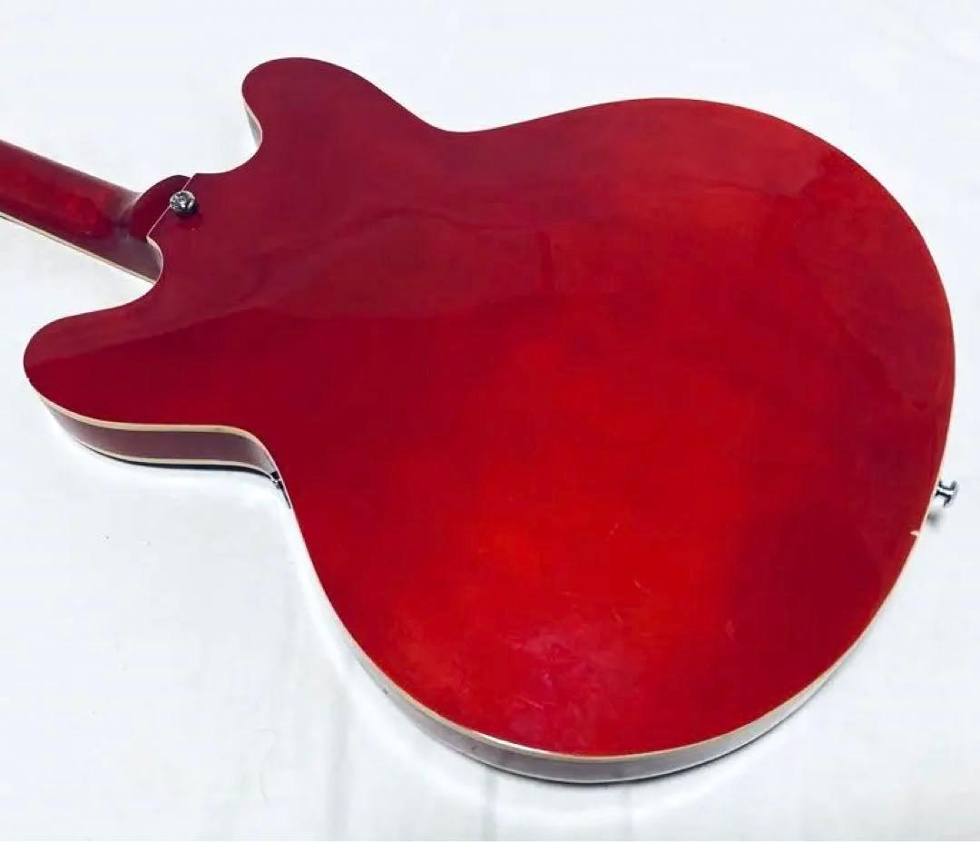 動作良好 GROTE guitar セミアコ―スティックギター レアカラー