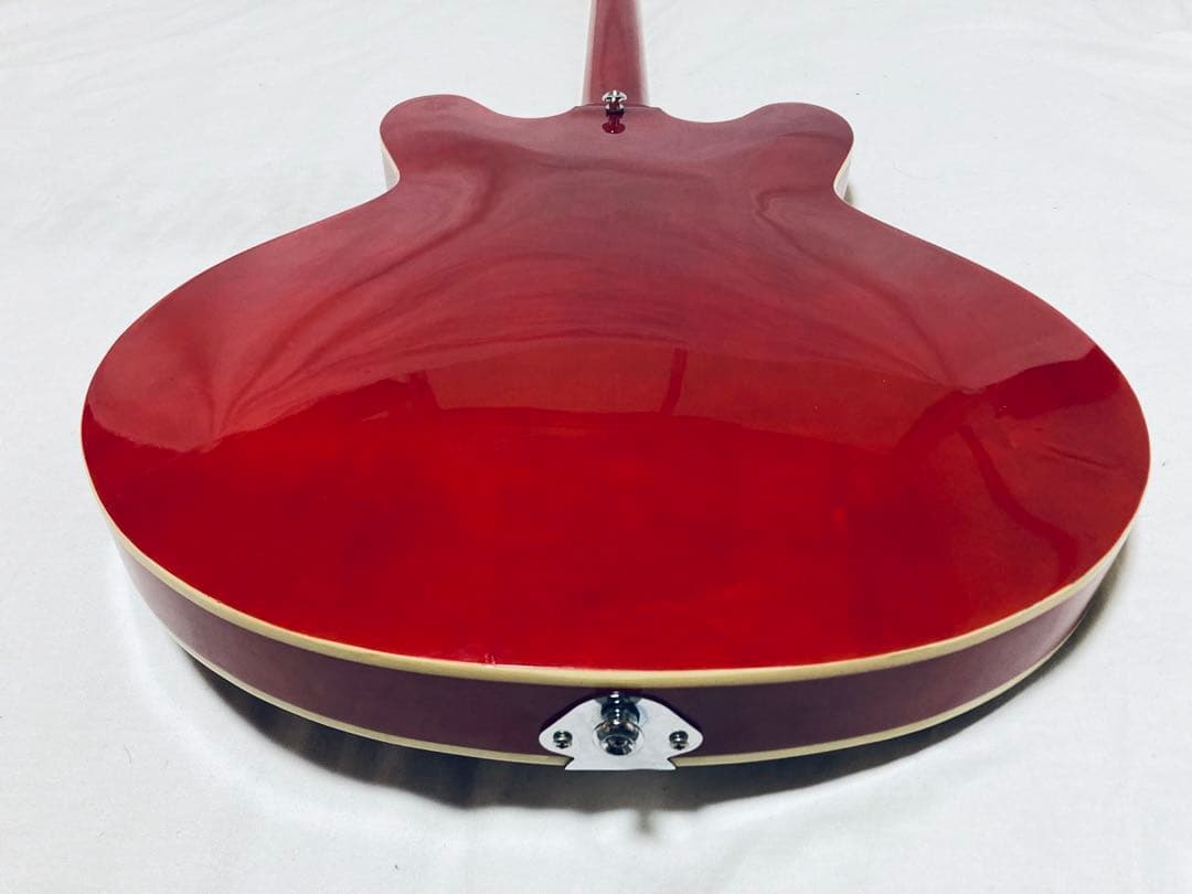 動作良好 GROTE guitar セミアコ―スティックギター レアカラー