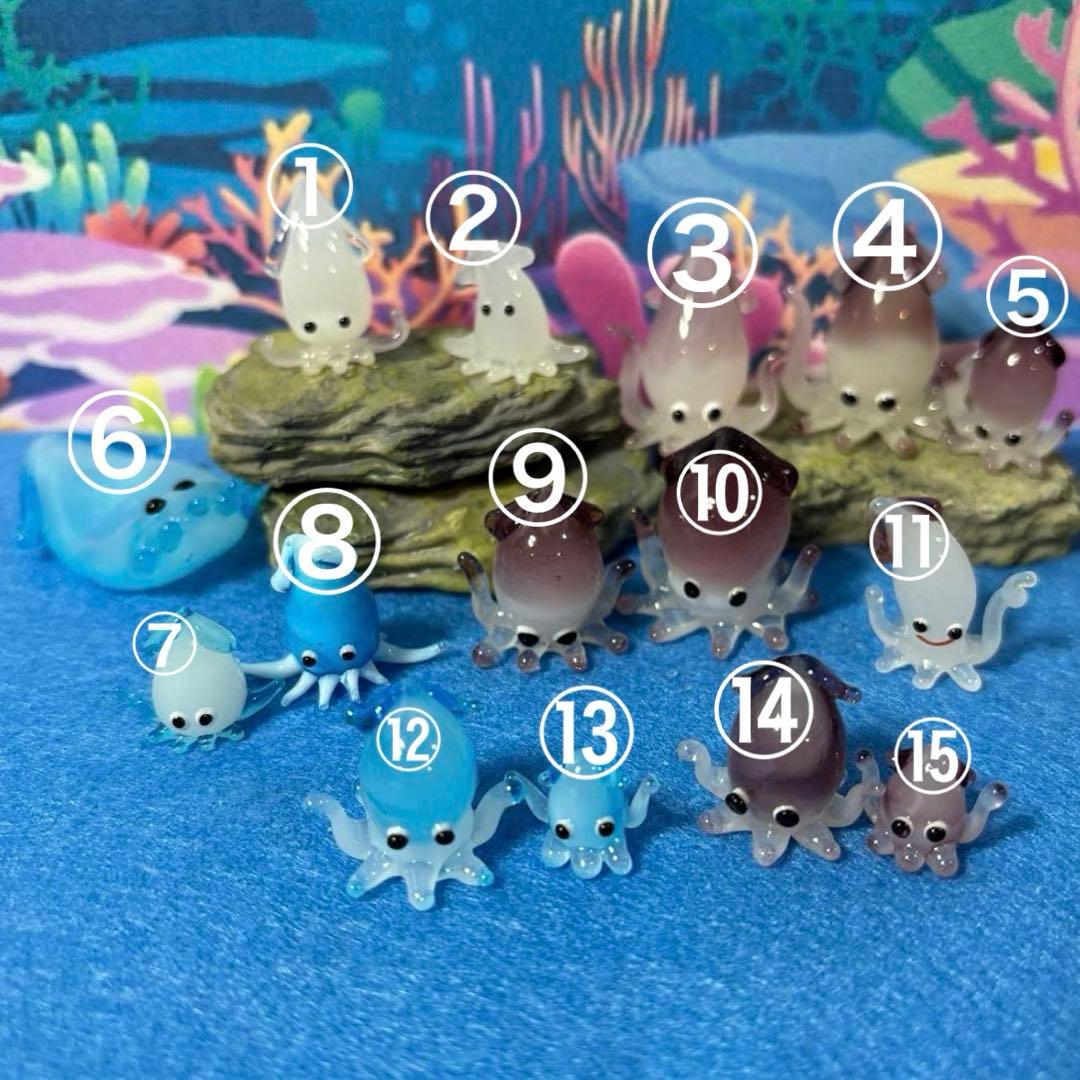 いか　ガラス細工