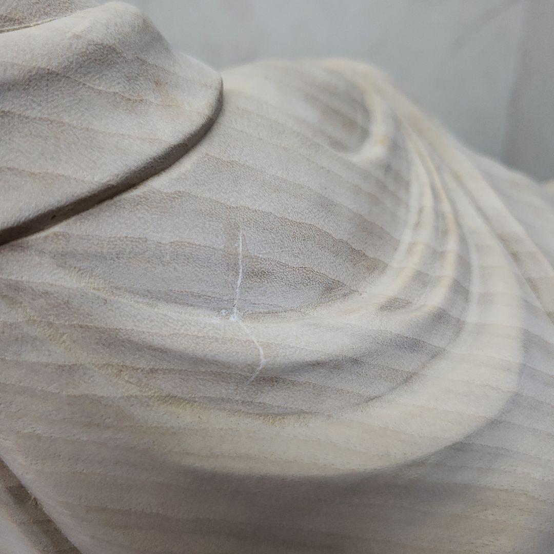 Ｂフライデー　縁起物 七福神楠材１木造り 特上彫り布袋座像★福徳円満 ほていさん