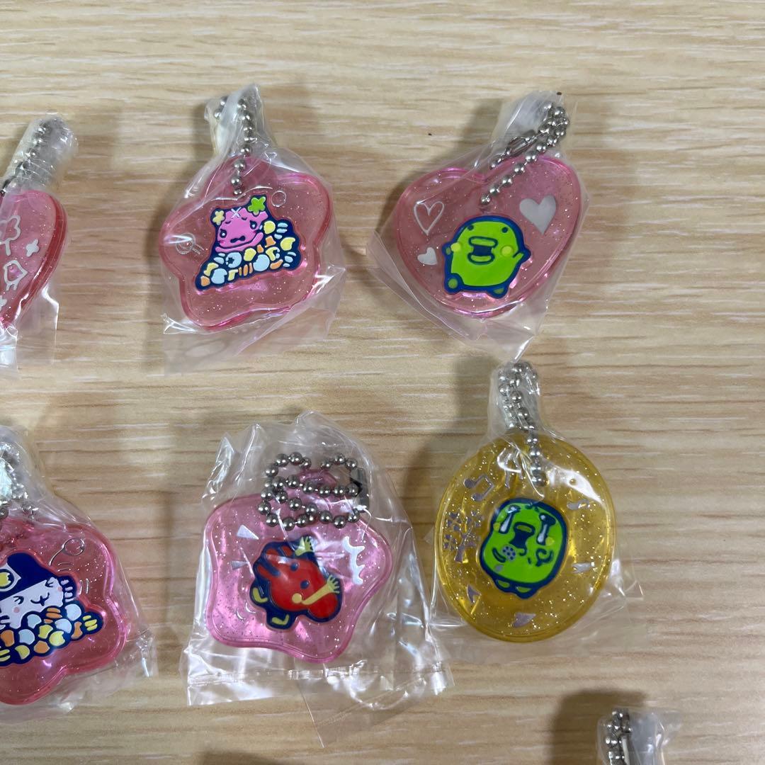 たまごっち　ガチャ　ラメシャラキーチェーン 12個セット　新品　当時物