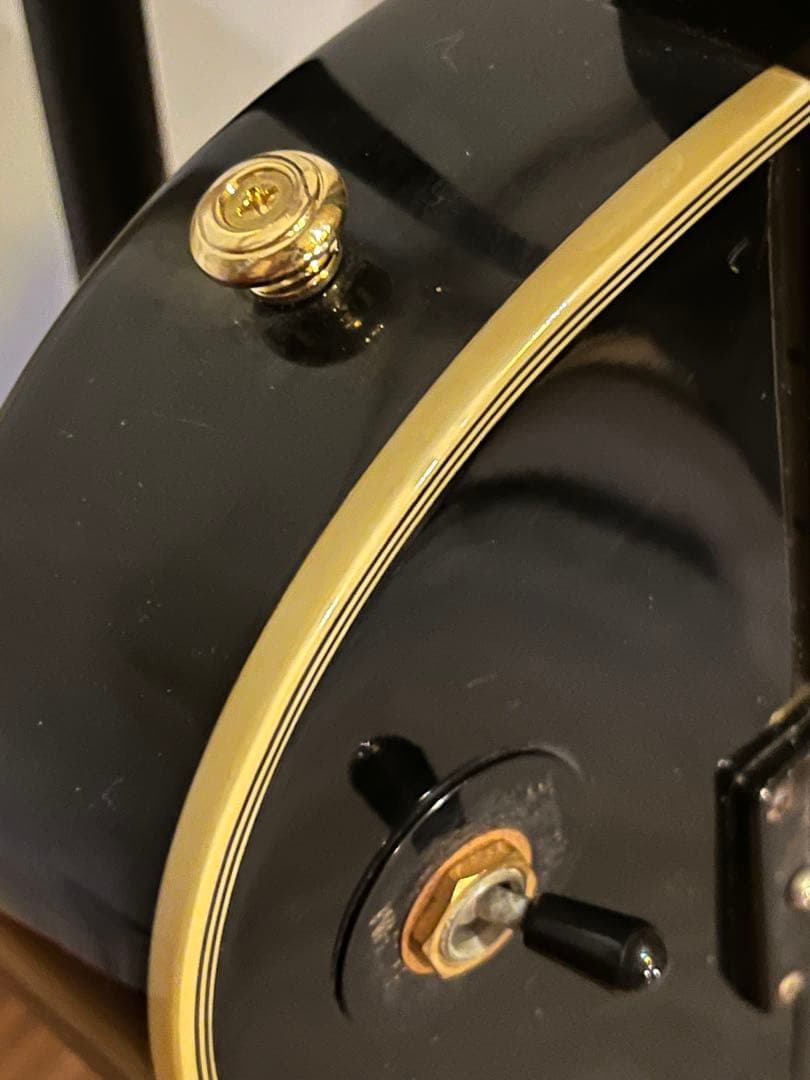 め*め様 値下Grass Roots レスポールカスタム ブラック　ストラップ黒