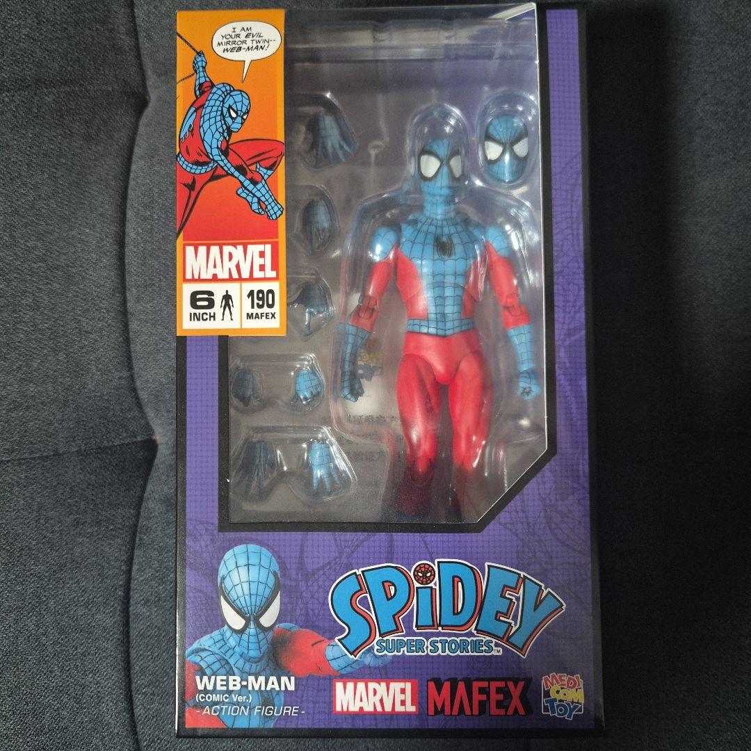 新品未開封　MAFEX No.190 WEB-MAN Comic ver.