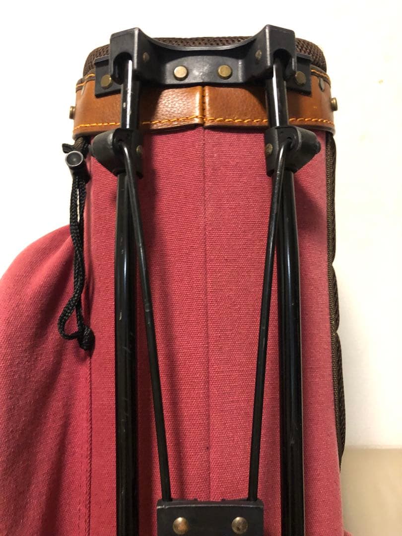 【送料込み】国内1点のみ☆アドミラルファン必見☆デニム&レザーキャディバッグ