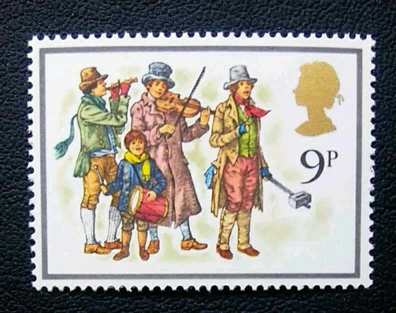 ★外国切手　イギリス　クリスマス　未使用4種完