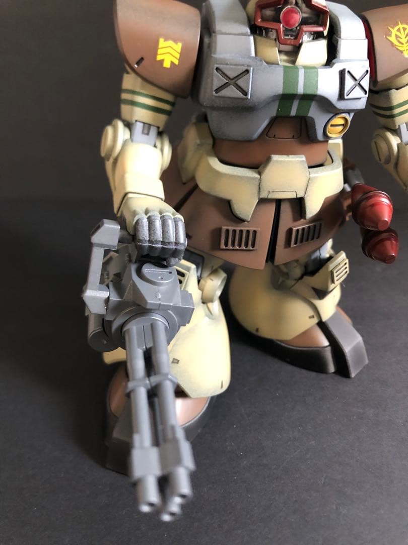 HG ドム／リックドム　ガンプラ　全塗装　改修品　バンダイ　プラモデル　陸戦仕様