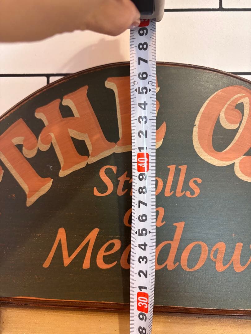 アンティーク風 牛の彫刻 アートプレート