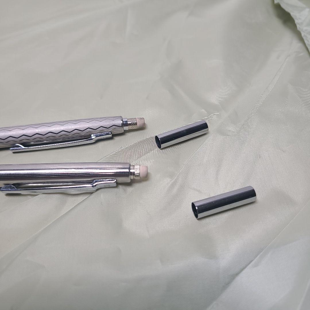 ニューマン　newman スーパー5 ステンレス　蝕刻　廃盤シャーペン　セット