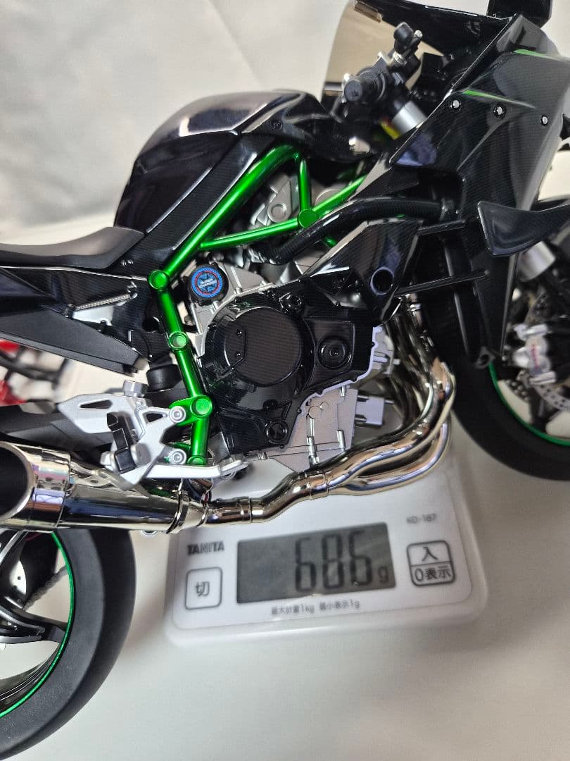 1:6 カワサキ H2R Ninja 合金ダイカスト超BIG オートバイカーボン