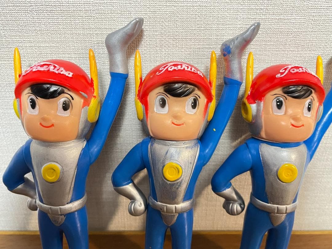 東芝 光速エスパー ソフビ ３体セット　当時物 昭和 レトロ 企業物