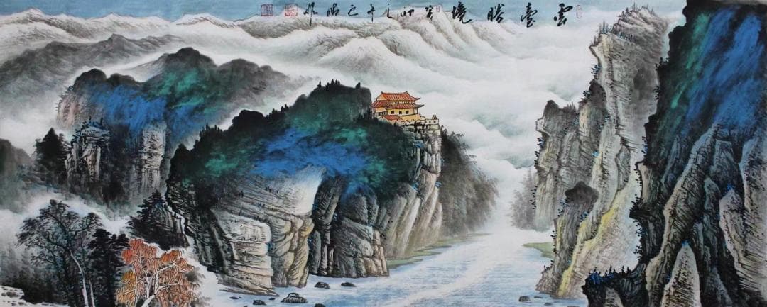 高雲鵬、本物です。国家一級美術師。