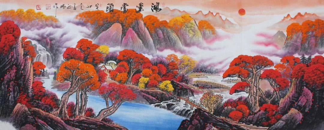 高雲鵬、本物です。国家一級美術師。