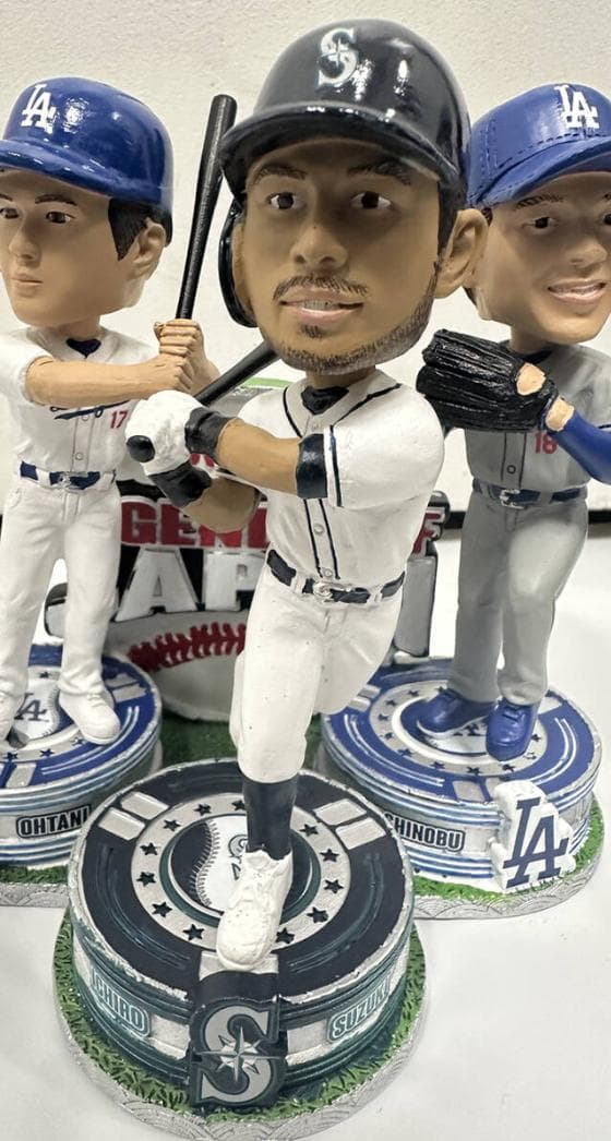 【世界限定224体】 大谷翔平 山本由伸 イチロー ボブルヘッド 稀少ナンバー