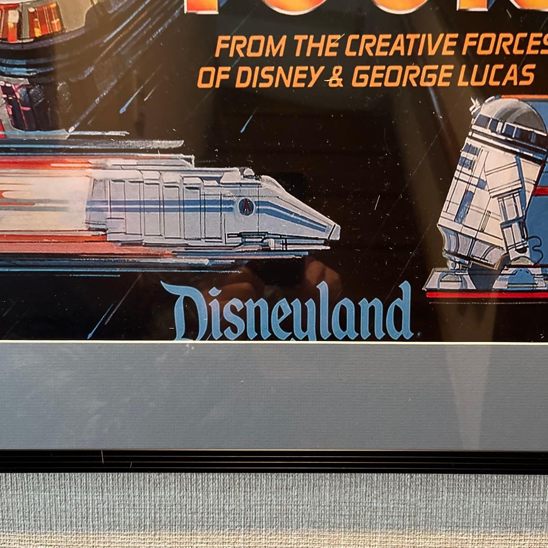 ディズニーランド(ロサンゼルス) スターツアーズ　アトラクションポスター　リプロ