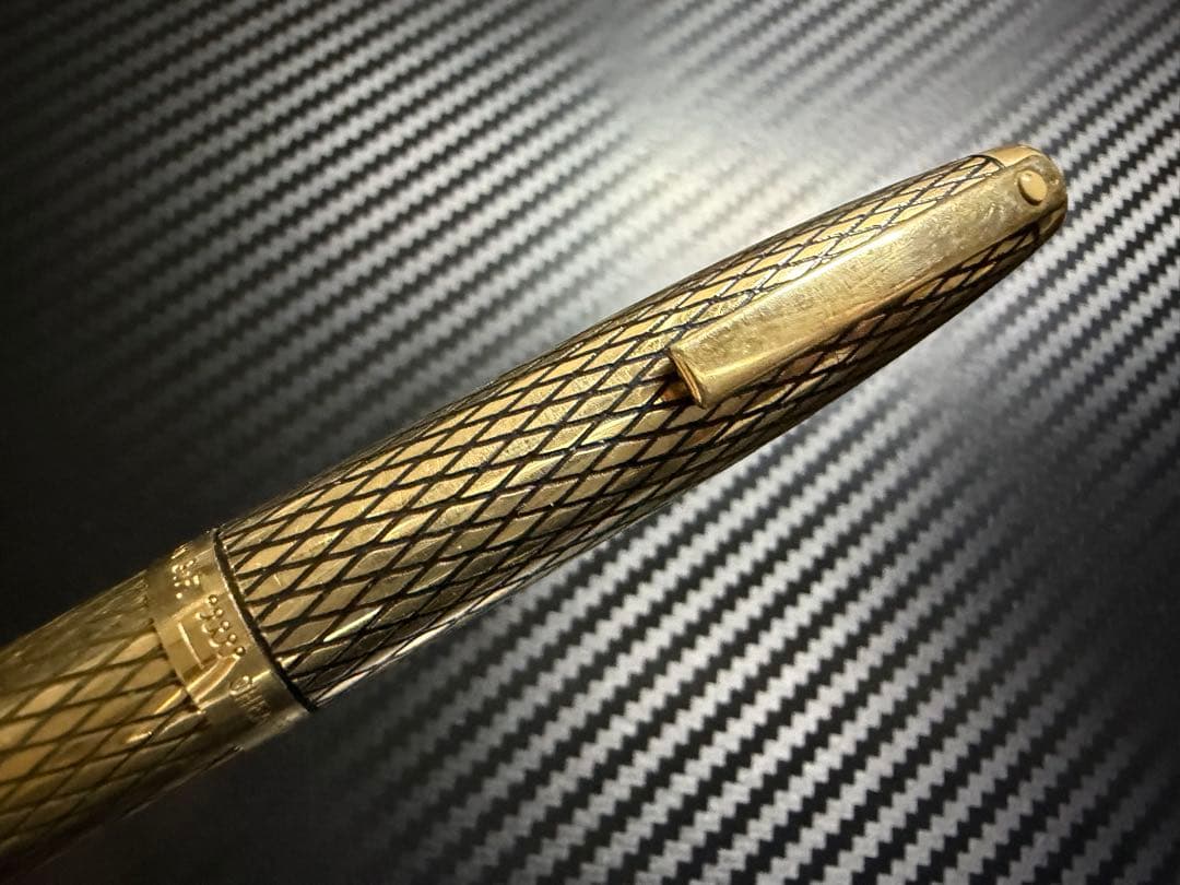美品 シェーファー インペリアルゴールド F 細字 万年筆