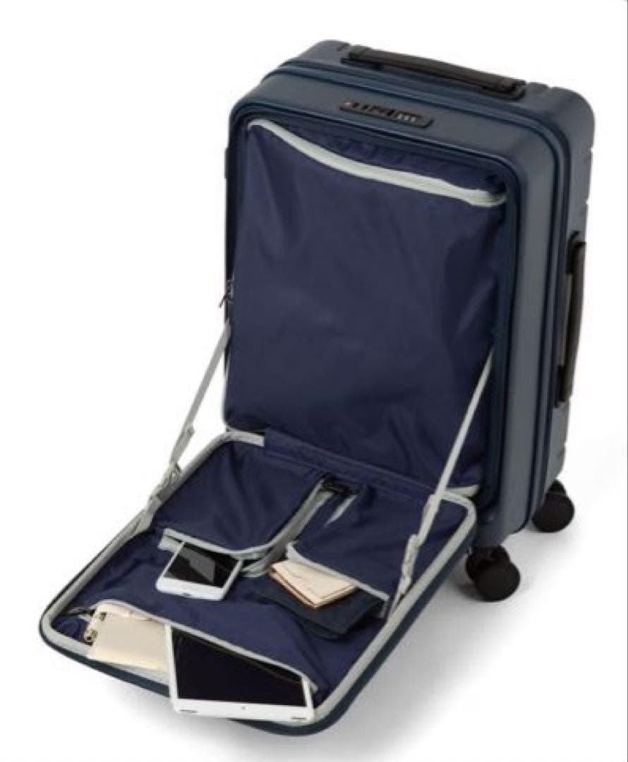 スーツケース　キャリーカート　エスカレラ 34L 機内持込 フロントオープン