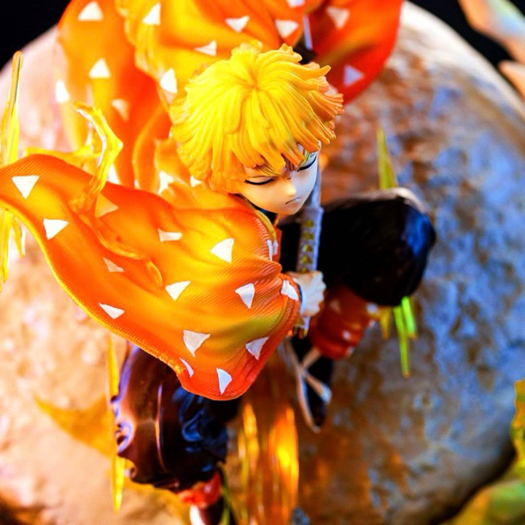 51cm 鬼滅の刃 我妻善逸 フィギュアガレージキット