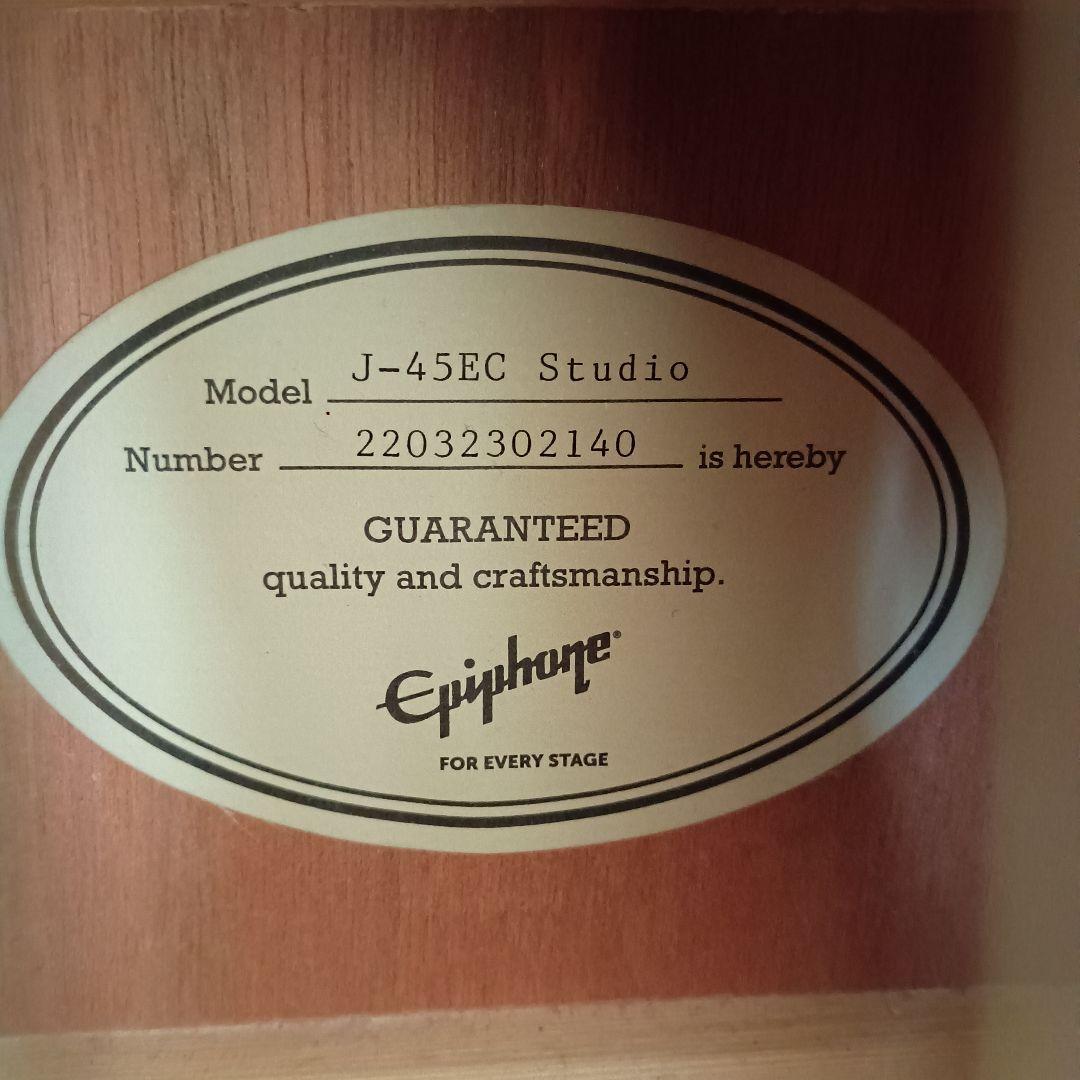 Epiphone J-45EC Studio アコースティックギター