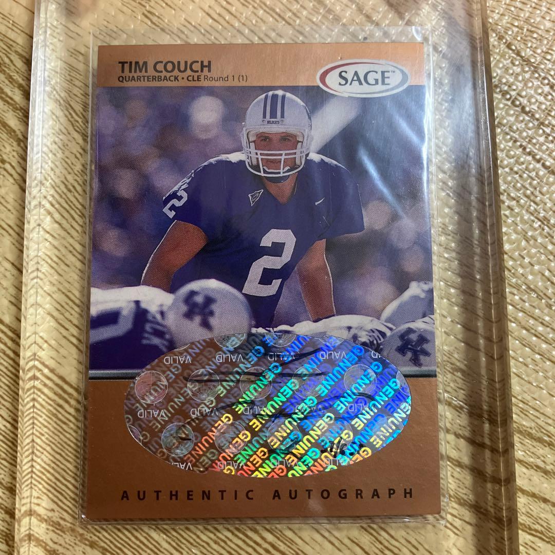 NFL◆アメリカンフットボール◆QB◆TIM COUCH◆サイン入りカード
