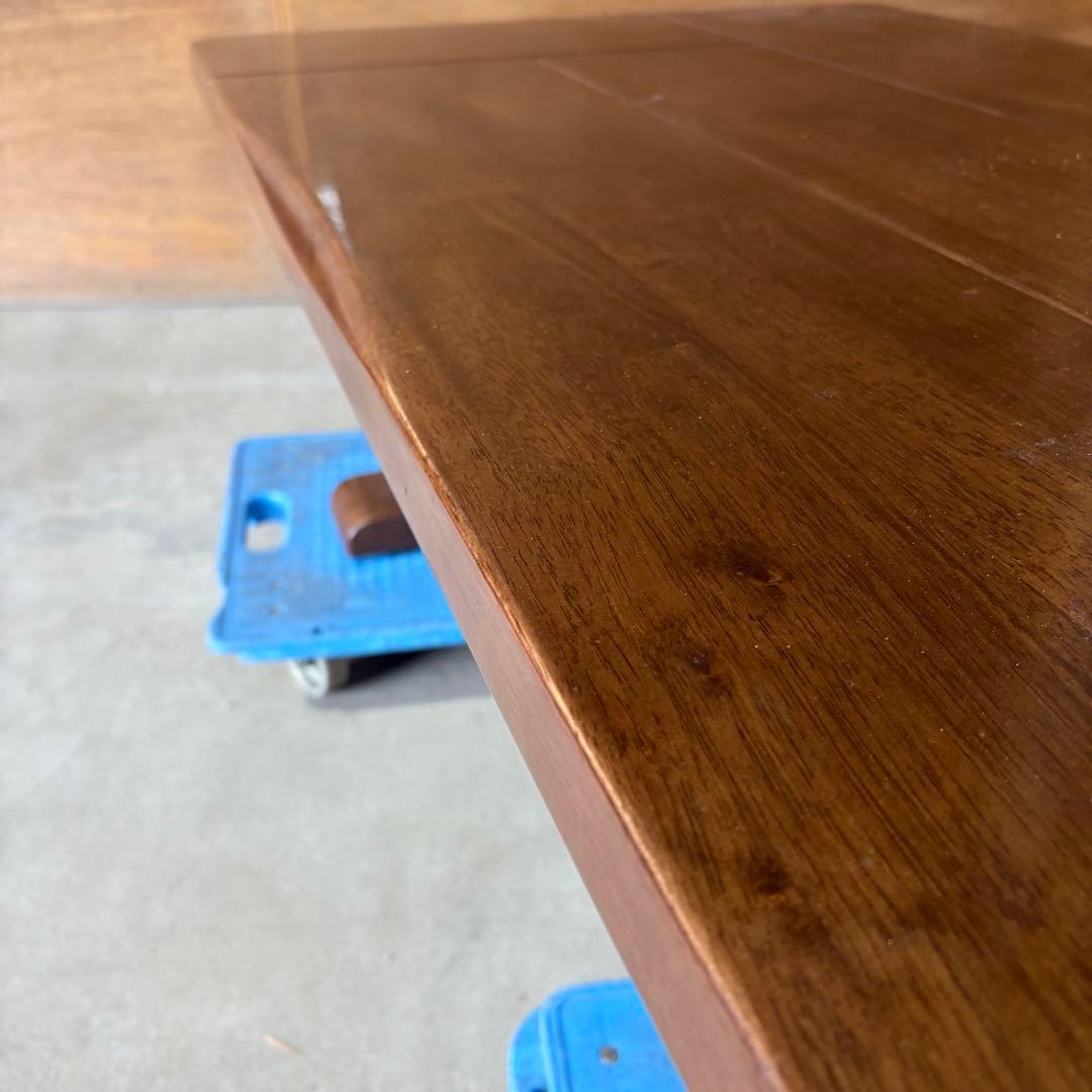 【福岡】 テーブル 和モダン ヴィンテージ 座卓 リビング 木製 天然木