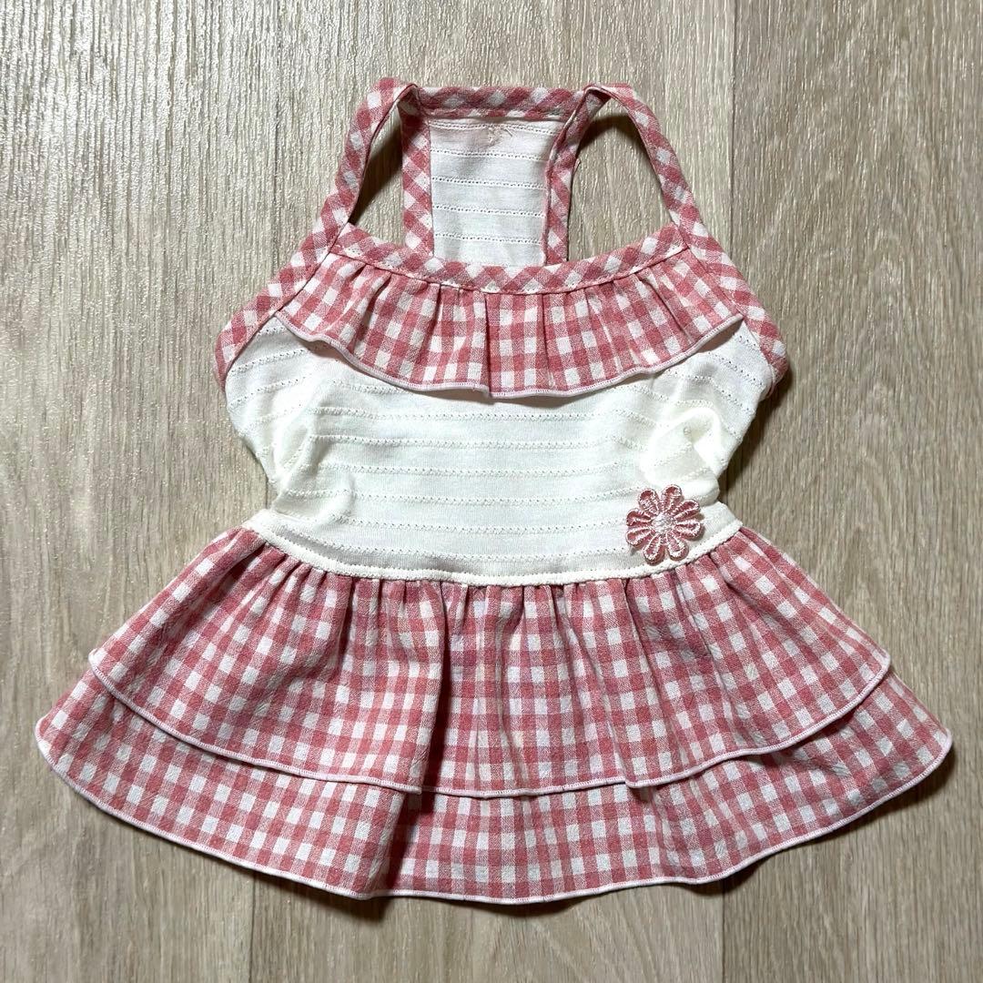 犬服☆ハンドメイド♡キャミワンピース