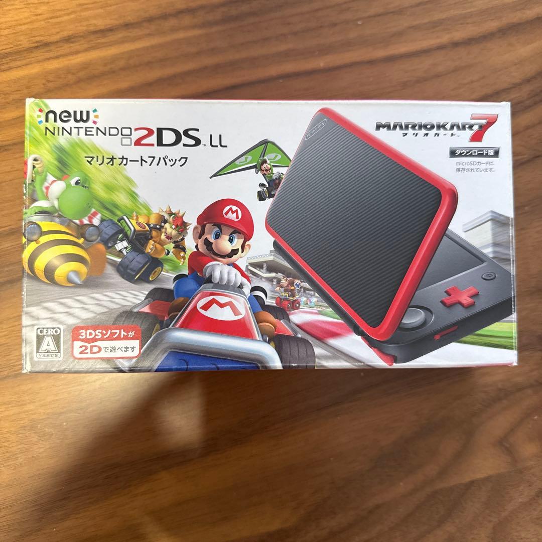 NEWニンテンドー2DS LL マリオカート7 逆転裁判123セット