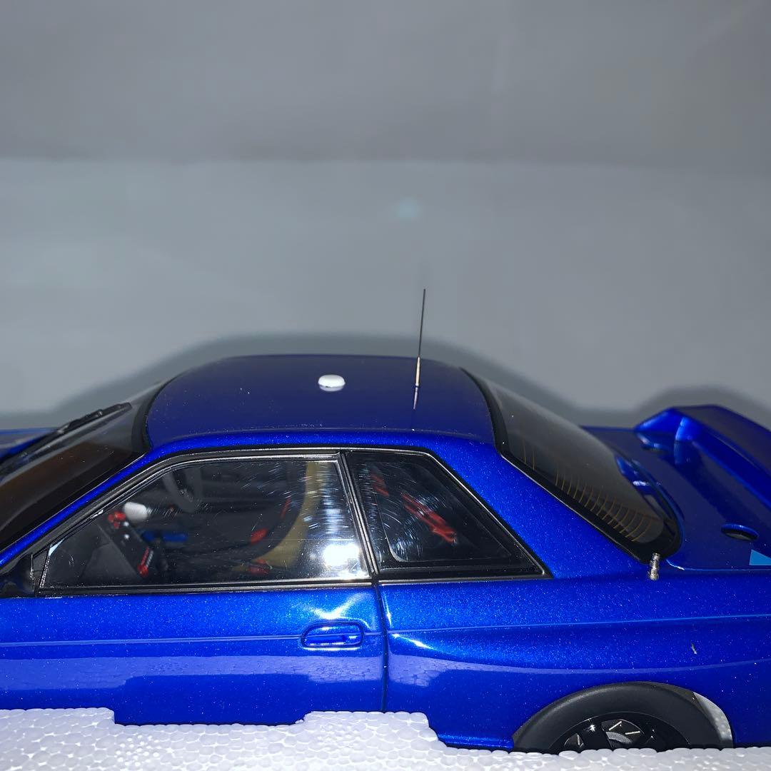 AUTOart 1/18 スカイライン GT-R R32プレーンボディ　ブルー