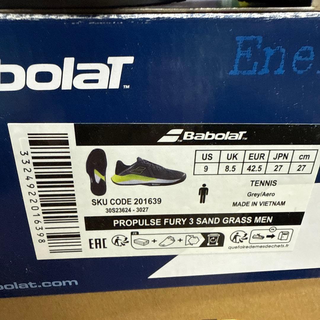シューズ(男性用) Babolat Propulse Fury 3 Sand Grass 27cm