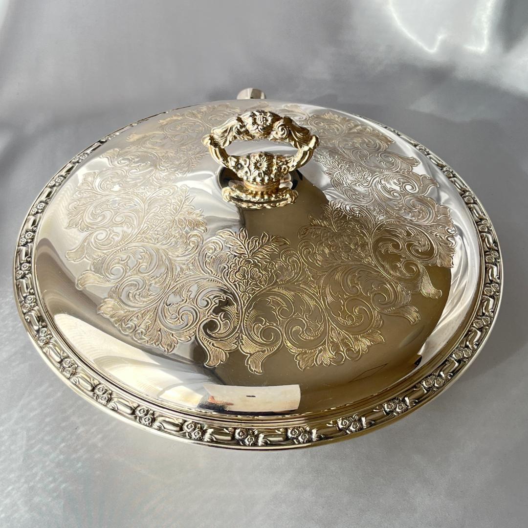 【ONEIDA】 ビュッフェサーバー【シルバープレート】スタンド/バナー