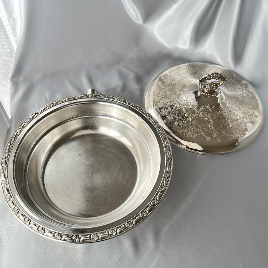 【ONEIDA】 ビュッフェサーバー【シルバープレート】スタンド/バナー