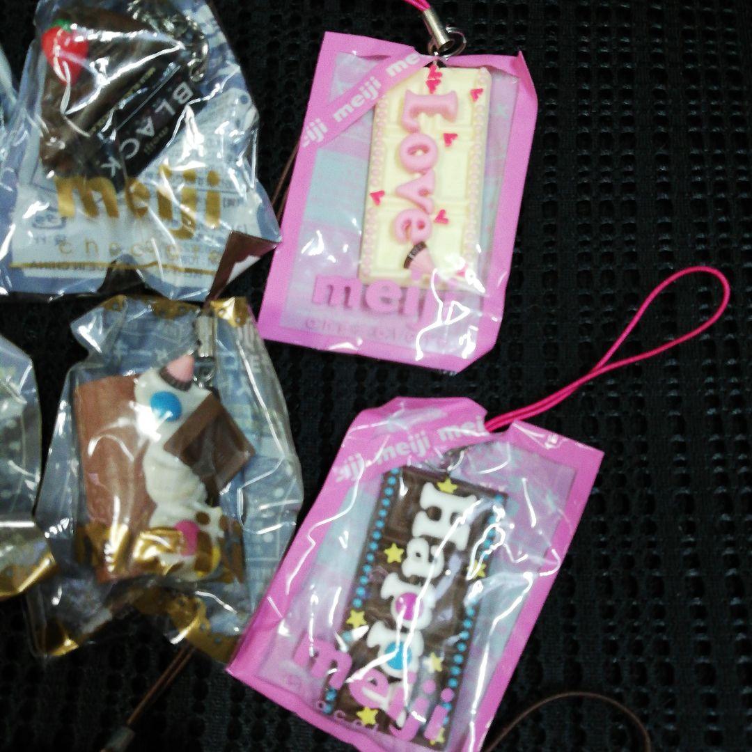 レアmeiji明治森永スイーツデコチョコケーキストラップ非売品