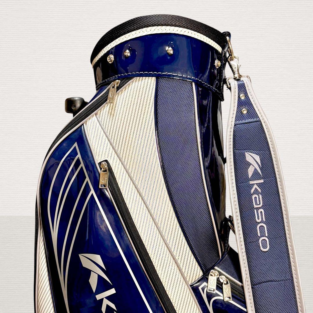 ✨超美品✨ Kasco キャスター付キャディバッグ ネイビー