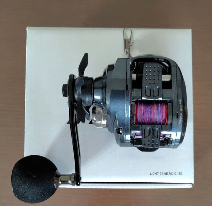 LIGHTGAME RX IC 150 ベイトリール　新品 PE付き
