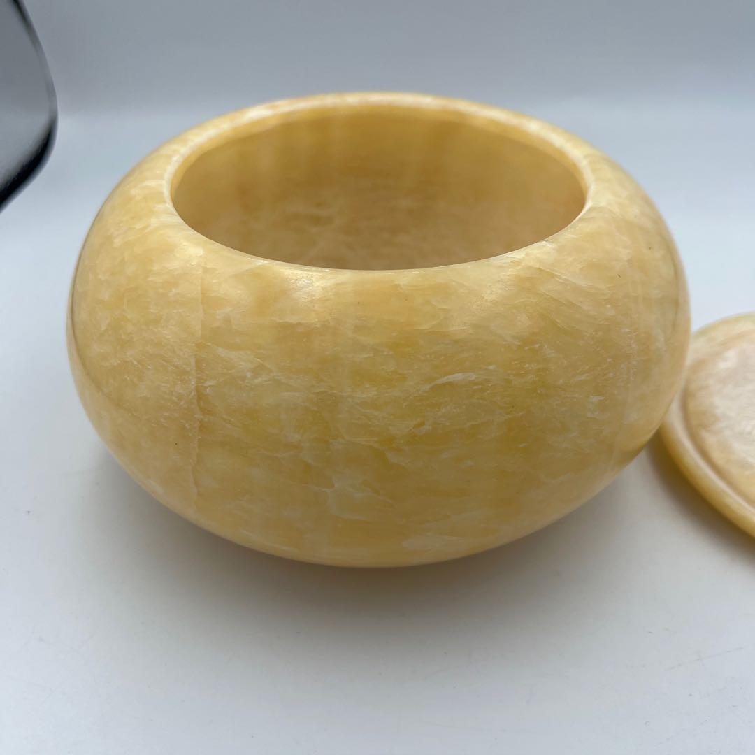 【希少】【美品】大理石 囲碁 碁石 囲碁 囲碁道具 2個セット