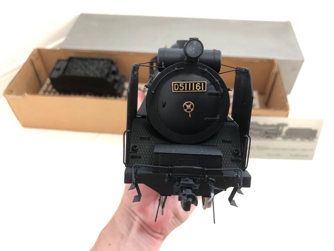 値下げしました！【箱付き】三井金属工芸 国鉄D51 蒸気機関車模型 鉄道模型