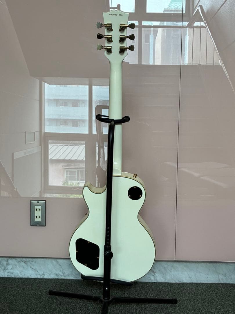 訳あり商品　ブリッツ　レスポールスタイル エレキギター ホワイト