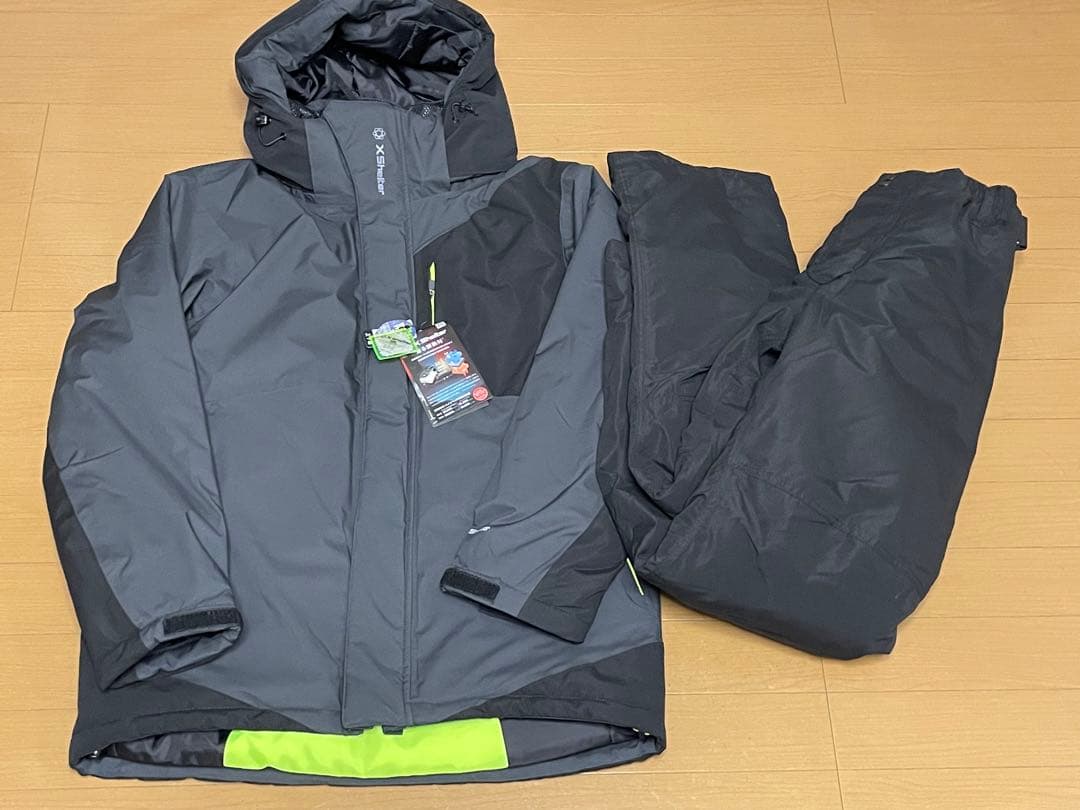 【新品未使用】Xshelter 断熱 イージスプレミアム防水防寒スーツ LL