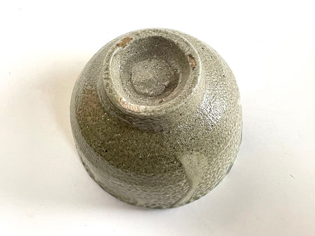 陶芸家　人間国宝　濱田庄司　浜田庄司　塩釉白流掛茶碗　茶盌　抹茶碗　共箱　益子