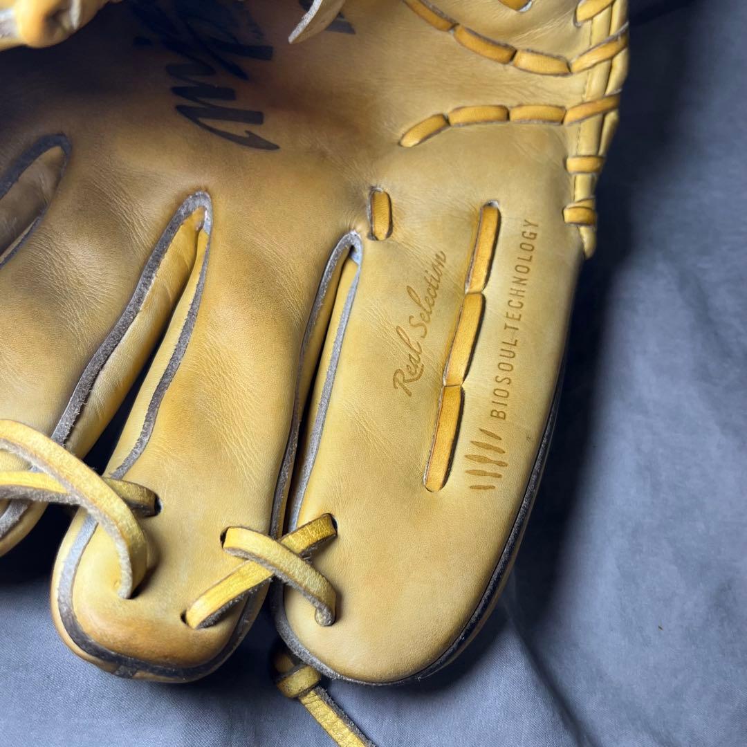 ミズノプロ　硬式投手用グラブ　旧タグラベル　左投げ用　左利き