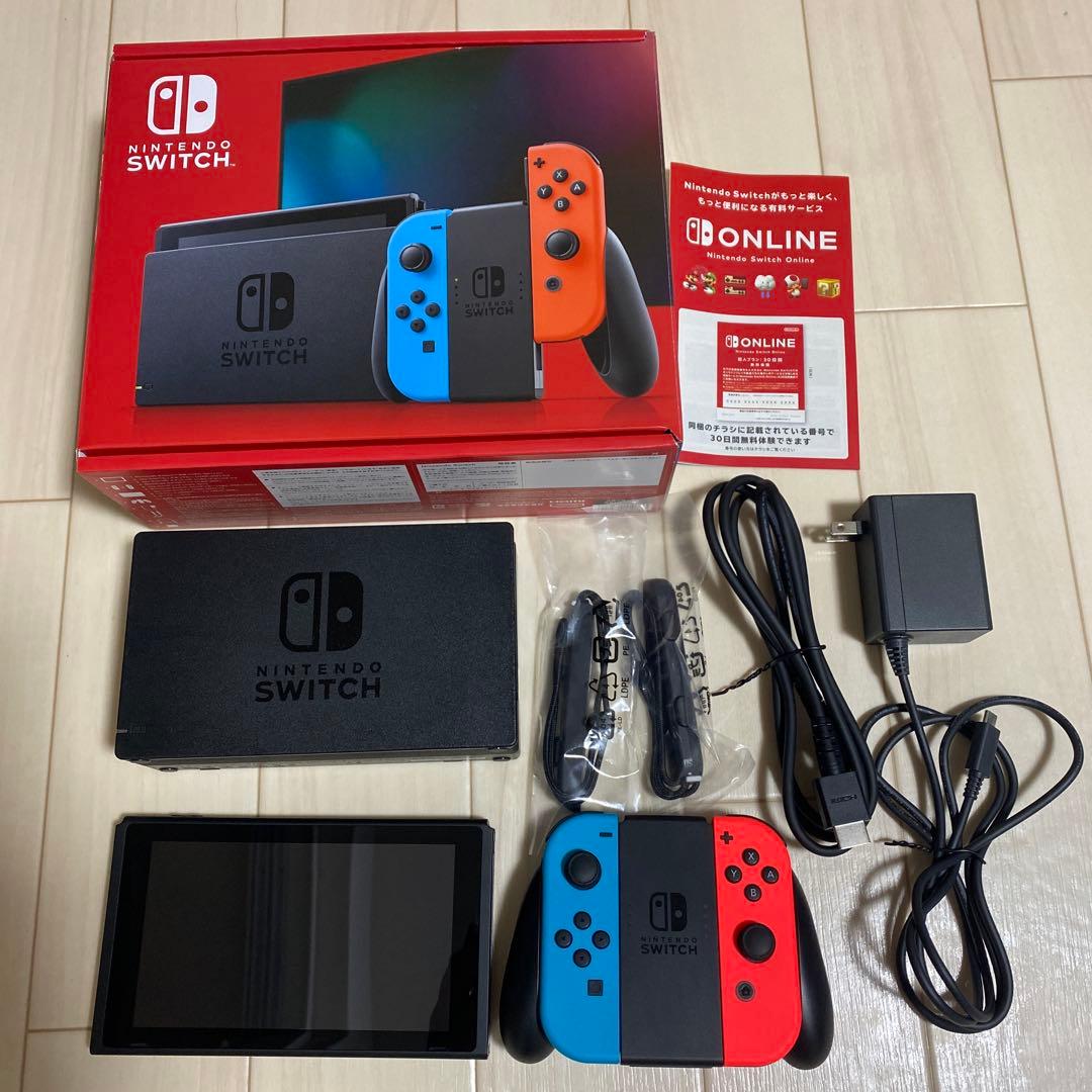 Nintendo Switch 本体　ネオンブルー　バッテリー強化版