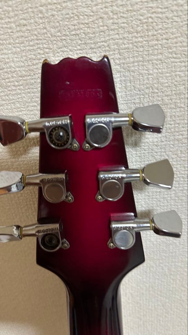 ぢ*い様 ジャンク　Aria Pro II PE-JR600 レッド ギター ケ