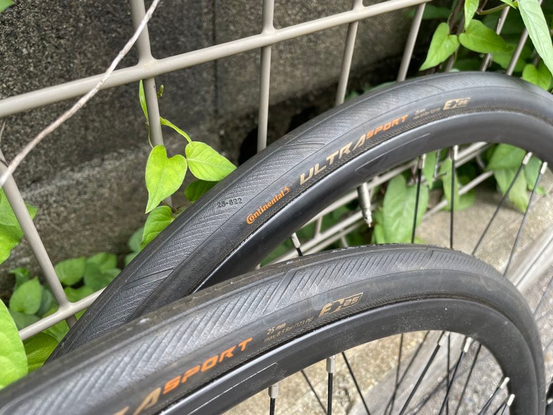 クリンチャーホイールセット タイヤ付き 新車外し