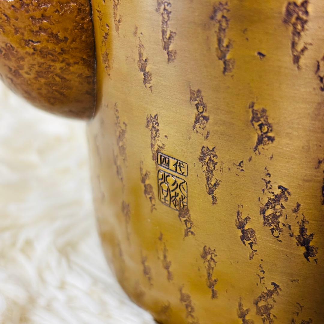 北越堂　湯沸　四代　本間弘　鎚起銅器　共箱　美品　やかん　薬缶　新潟県　燕